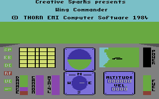 Wing Commander screenshot 2 for Commodore 64